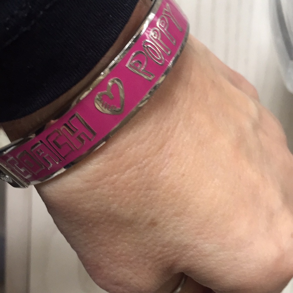 Coach poppy bangle bracelet